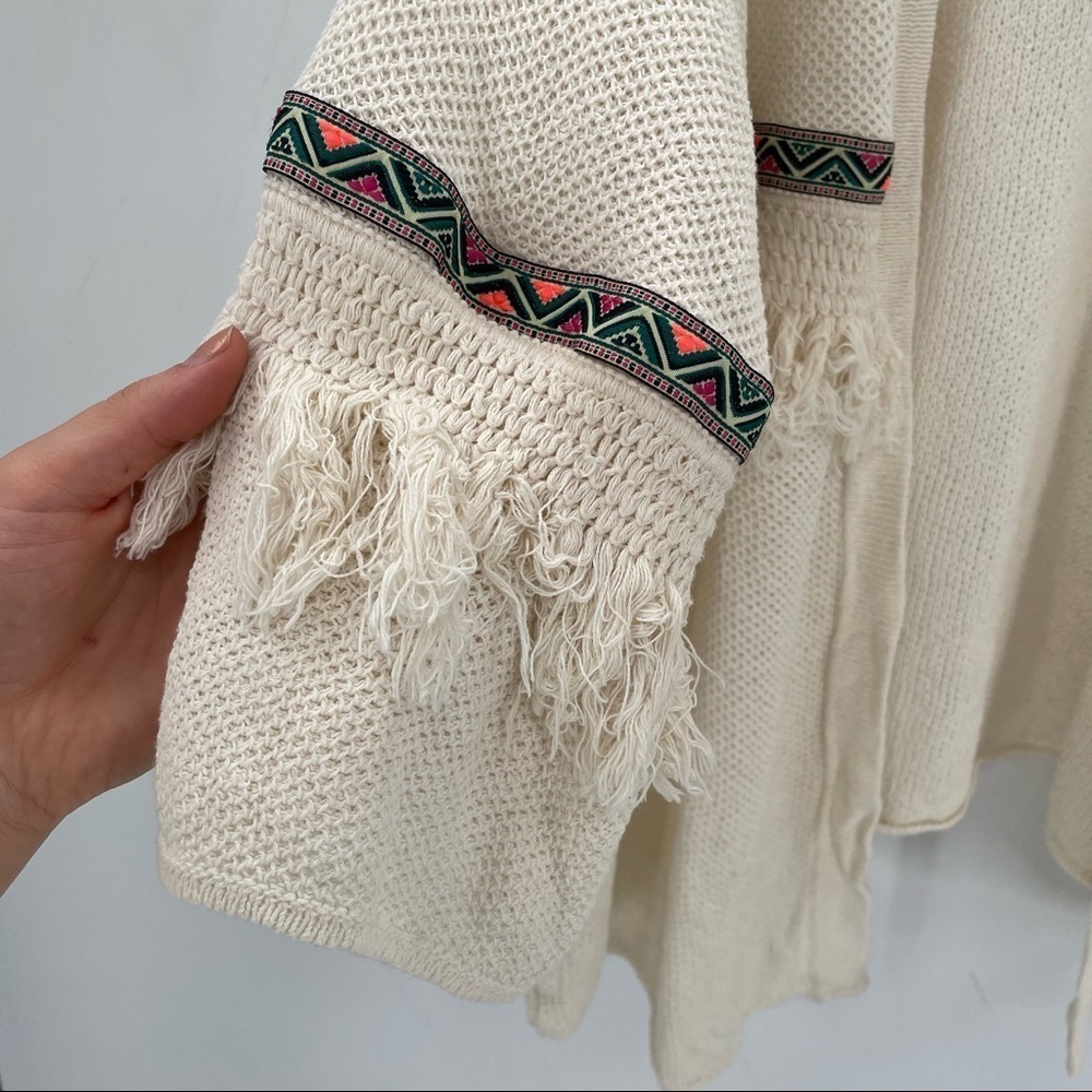 H&M Coachella Boho Cream Cardigan - Picture 7 of 12